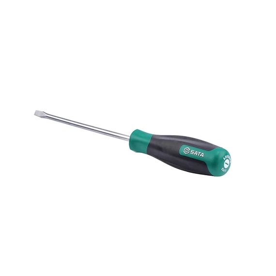 SATA csavarhúzó lapos 5x150mm kétkomponensű nyél