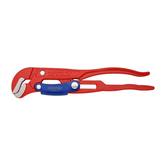 Knipex csőfogó S pofával 45° 1'' gyorsállítással