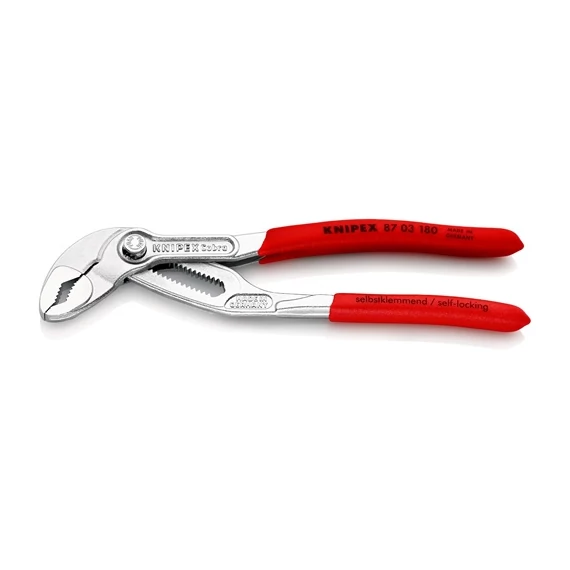 Knipex Cobra Hightech vízpumpafogó krómozott 180 mm