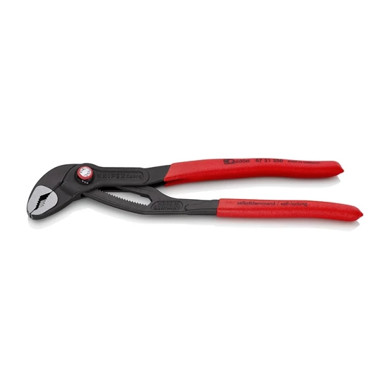 Knipex Cobra® QuickSet Hightech vízpumpafogó szürkére foszfátozott 250 mm