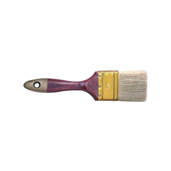 Bautool Laposecset 9St világos sörte, barna fa nyél 100mm