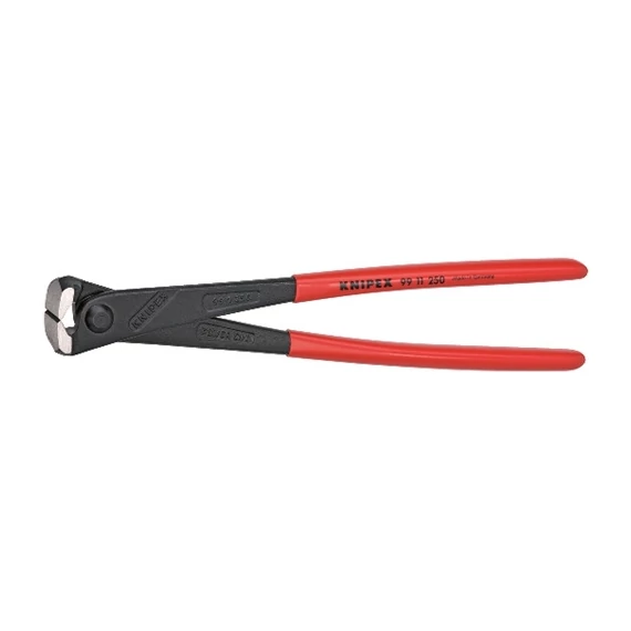 Knipex erőkímélő betonszerelő (rabitz) fogó feketére foszfátozott, mártott nyél 250 mm