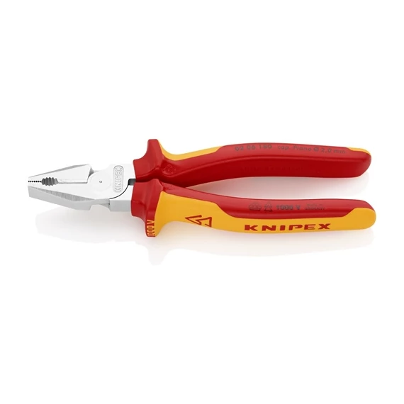 Knipex Erő kombinált fogó krómozott VDE 180 mm