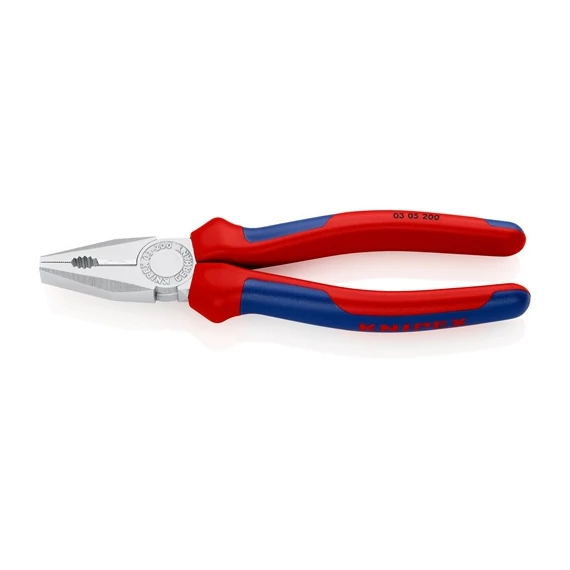 Knipex kombinált fogó, műanyag markolat, 200mm