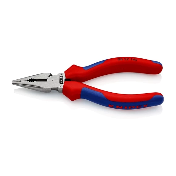 Knipex hegyes kombinált fogó polírozott, többkomponensű markolattal 145mm