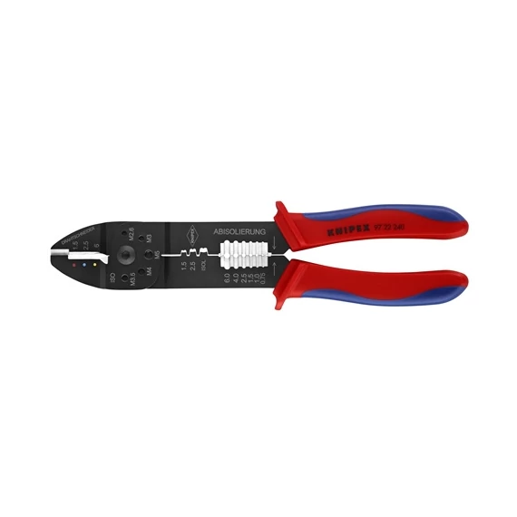 Knipex Krimpelő fogó feketére lakkozott 240 mm