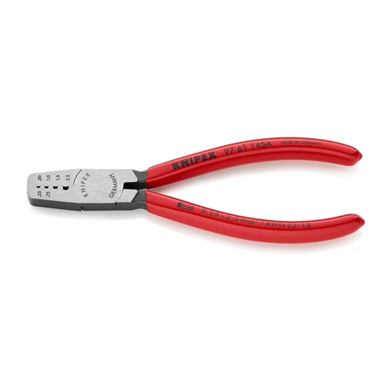 Knipex Krimpelő fogó érvéghüvelyekhez 145 mm