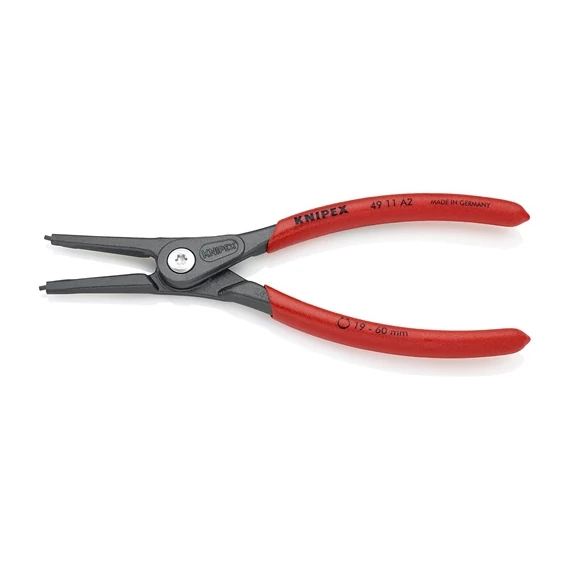 Knipex Precíziós seeger-fogó külső szürkére foszfátozott 180 mm
