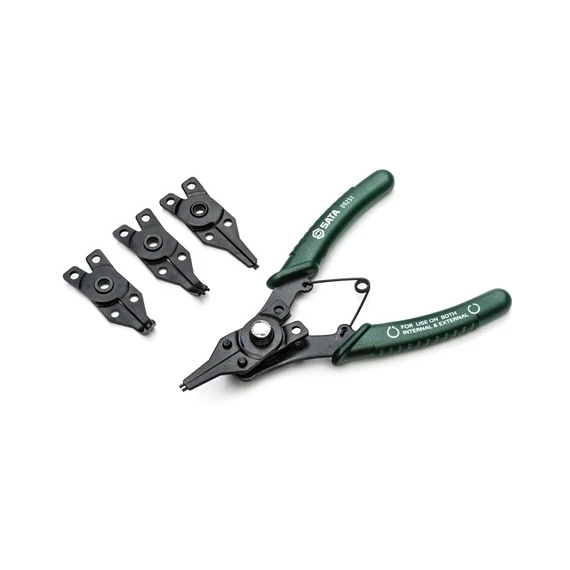SATA seeger-fogókészlet 5 részes cserélhető fejes 10-50 mm