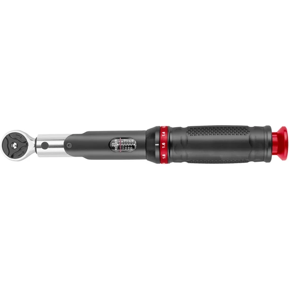 FORTUM nyomatékkulcs, 1/4", 5-25 Nm, ablakos, 72 fog; pontosság: +/- 4% 
