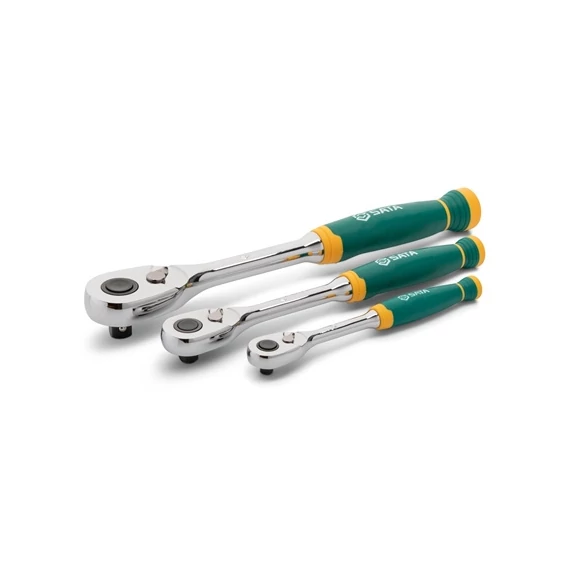 SATA racsni készlet 3 részes 1/4, 3/8, 1/2" 72 fog átkapcsolható
