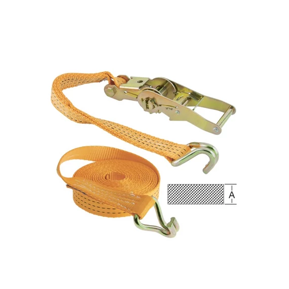 Vormann Spanifer, racsnis, kétrészes, Kampós, narancs, 35mmx8m , 3000kg,