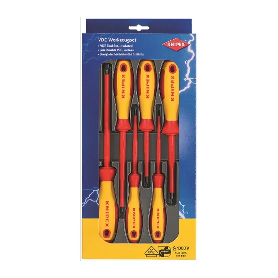 Knipex csavarhúzó készlet VDE 6 részes