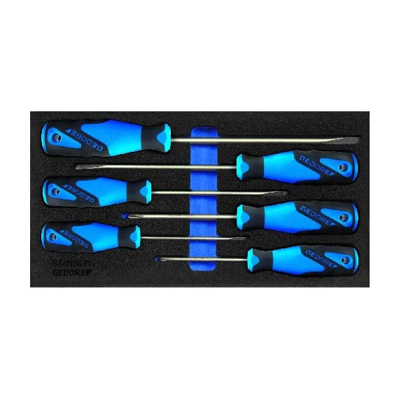 Gedore csavarhúzók Check-Tool modulban (1500 CT1-2150 PH)