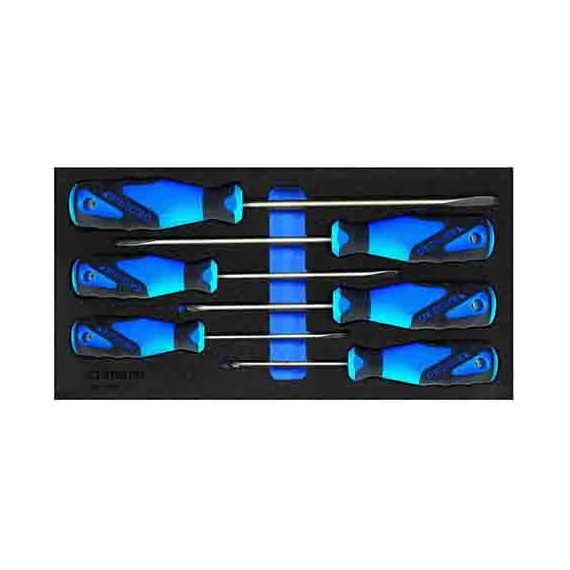 Gedore csavarhúzók Check-Tool modulban (1500 CT1-2150 PZ)