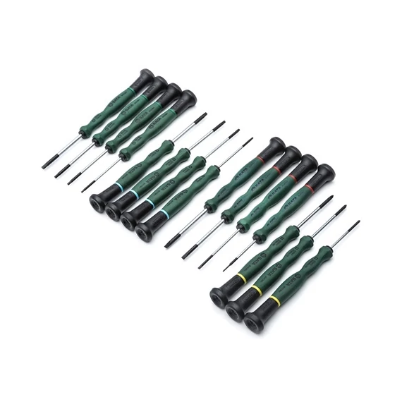 SATA műszerész csavarhúzó készlet 15 részes (lapos+PH+torx+imbusz)