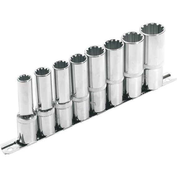 Extol Premium hosszított Multi Lock dugófej készlet ; 1/2", 8db 
