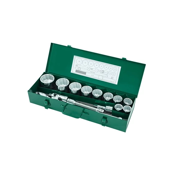 SATA dugókulcs készlet 3/4" 30-60mm 15 részes