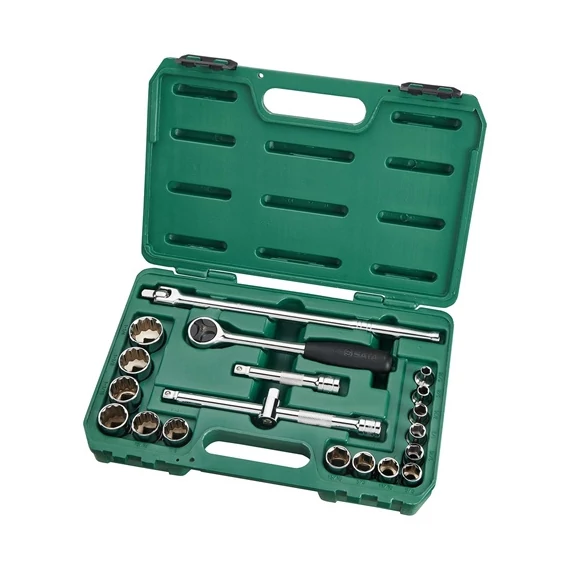 SATA dugókulcs készlet col 1/2" 20 részes 6-és 12-szög