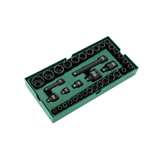 SATA gépi dugókulcs készlet modul 3/8-1/2" 36 részes