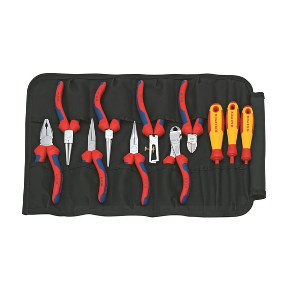 Knipex felgöngyölhető szerszámtáska 11 részes