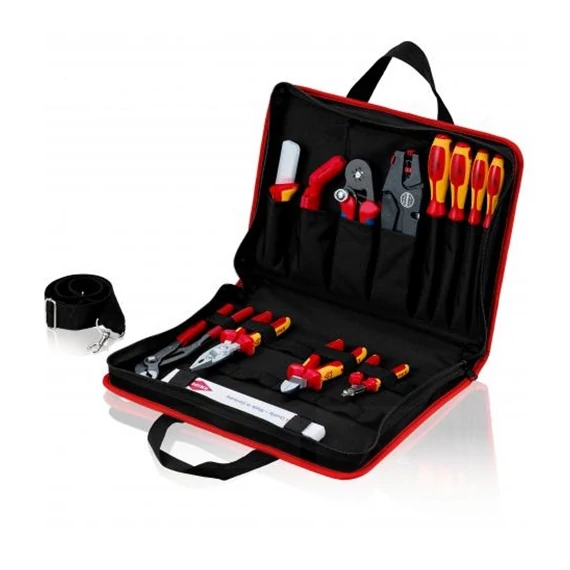 Knipex Compact Electro szerszámtáska VDE szerszámokkal 13 részes