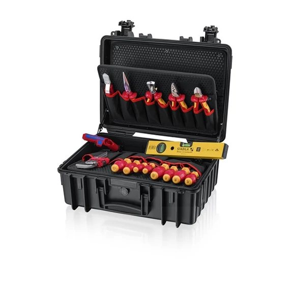Knipex Robust23 Start szerszámkoffer 24 villanyszerelő szerszámmal (Elektro)