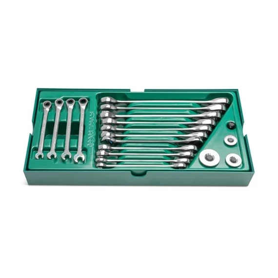SATA racsnis csillag-villás készlet modul 5.5-19mm 19 részes