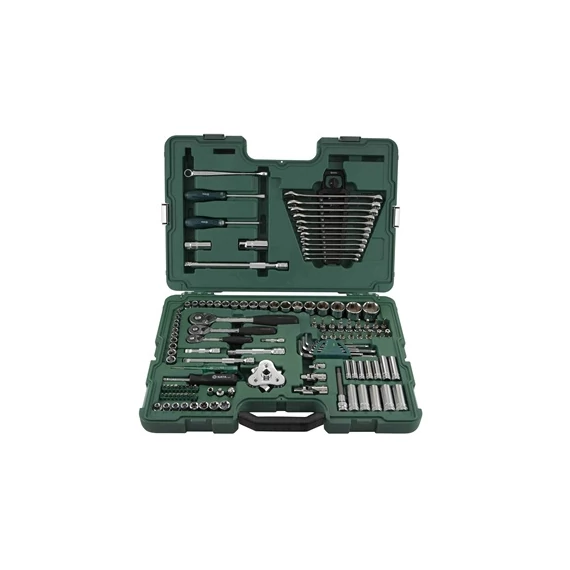 Sata dugókulcs készlet 1/4, 3/8, 1/2" 122 részes (autószerelő)