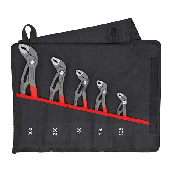 Knipex fogókészlet Cobra 5 részes felgöngyölíthető táskában