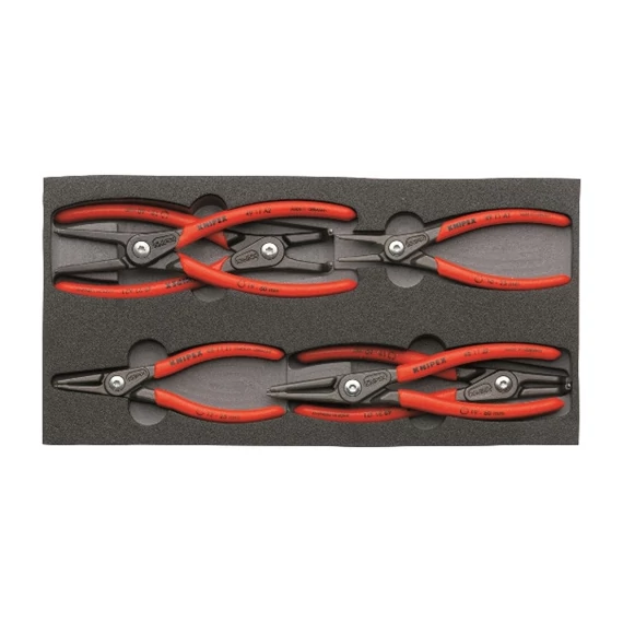 Knipex seeger-fogókészlet habosított betétben 6 részes