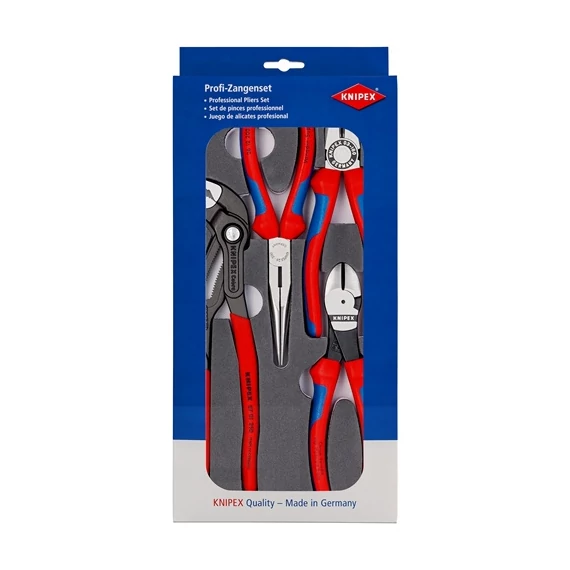 Knipex Basic fogókészlet 4 részes, szivacstálcával