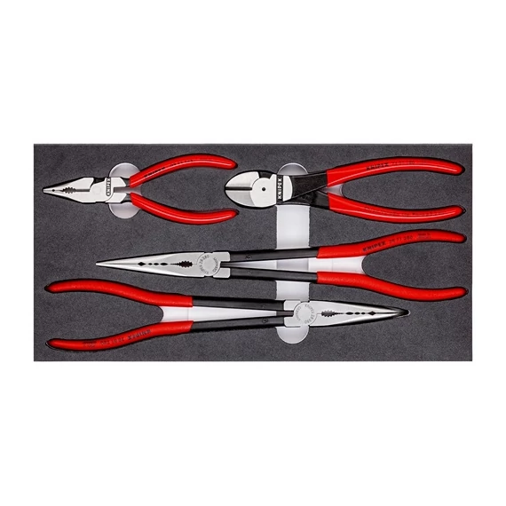 Knipex Automotive fogókészlet 4 részes, szivacstálcával