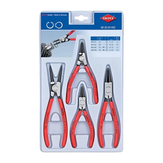 Knipex seeger-fogókészlet 4 részes