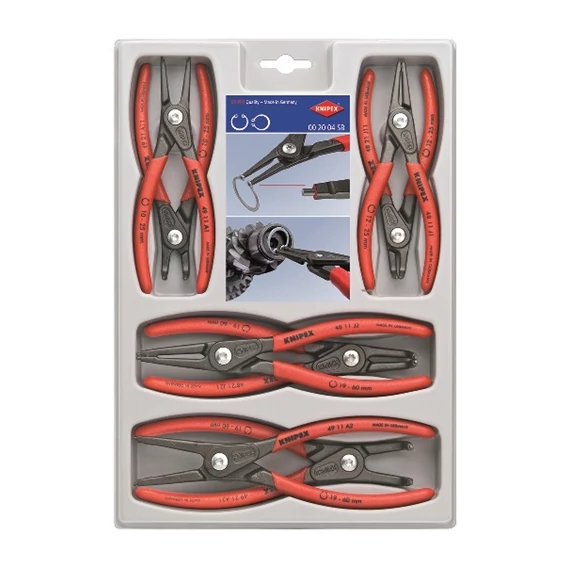 Knipex seeger-fogókészlet 8 részes
