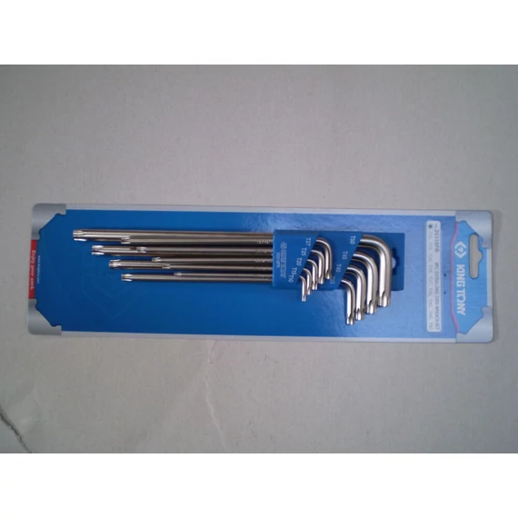 King Tony 9 Részes Torx Végű Imbusz Készlet T10-T50