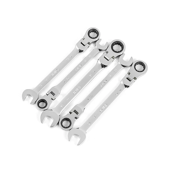 SATA csuklós racsnis csillag-villáskulcs készlet 10-14mm 5 részes