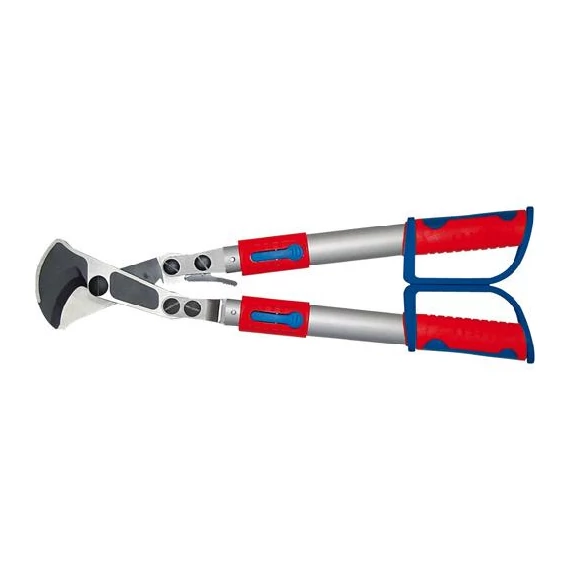 Knipex racsnis kábelolló teleszkópos, többkomponensű nyél 570mm