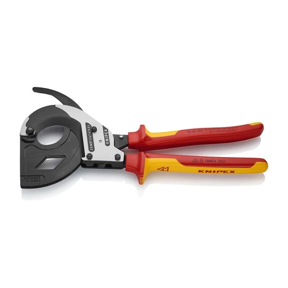 Knipex VDE racsnis kábelvágó 320mm (60mm/600mm2)