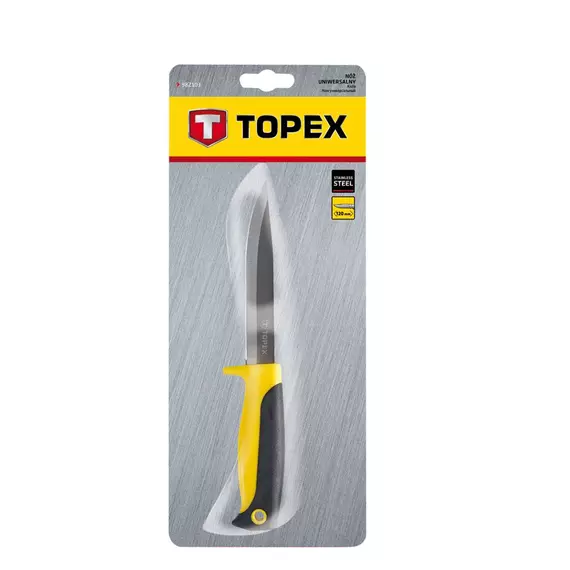 Topex Kés 120mm Penge, Műanyag Tokkal