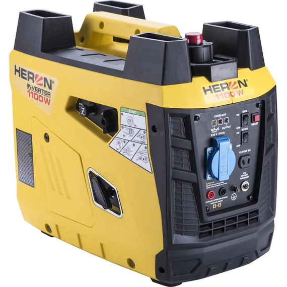 Heron, benzinmotoros áramfejlesztő, 1,0kVA, 230V, digitális szabályzású - Berb Szerszám