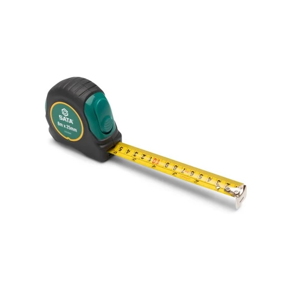 SATA gumibevonatú mérőszalag 8m x 25mm (mm/col)