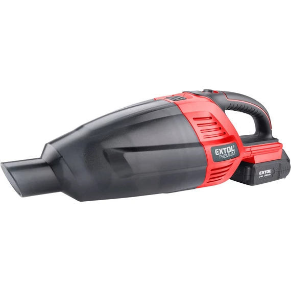 Extol Premium akkus porszívó, Share20V, 20V, Li-ion, 1db akku, 1db töltő, HEPA szűrő