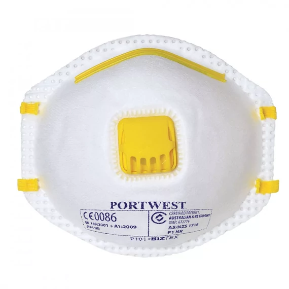 Portwest P101 A FFP1 szelepes porálarc (10 db)