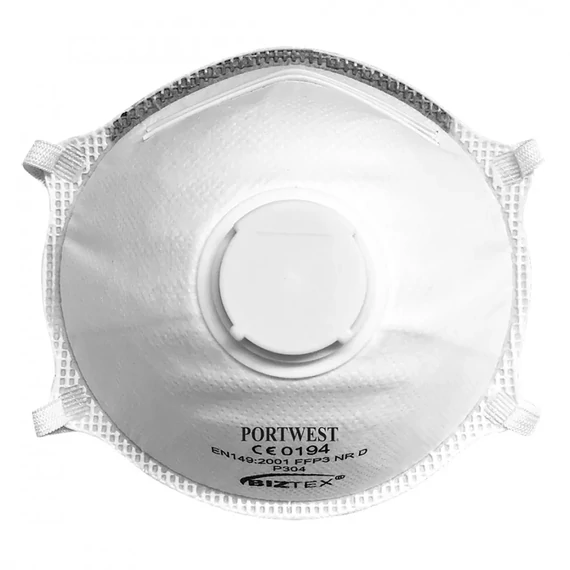Portwest P304 FFP3 szelepes Dolomite Light Cup légzésvédő maszk (10db)