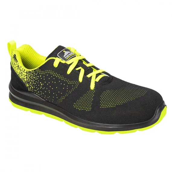 Portwest FT25 Steelite Aire Trainer S1P fekete/zöld