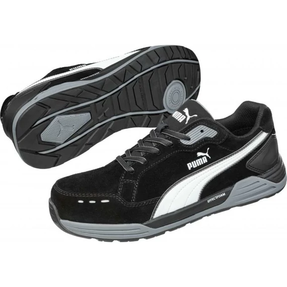 Puma Airtwist Black Low Munkavédelmi Félcipő S3