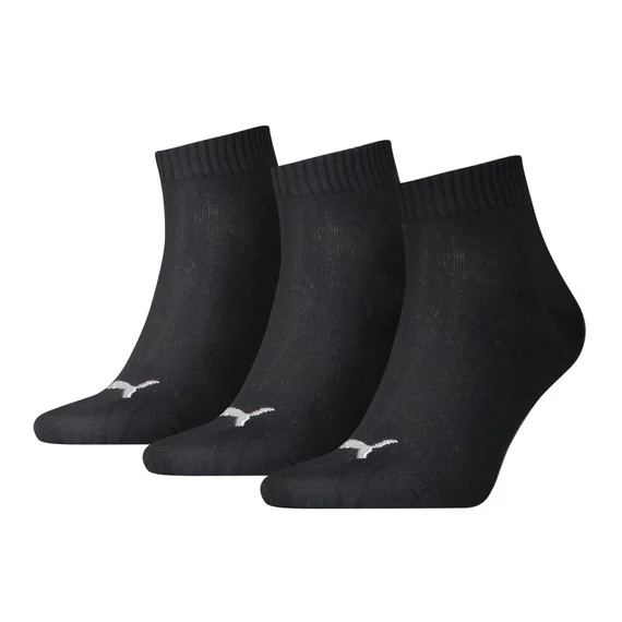 Puma unisex zokni - 3pár/csomag fekete