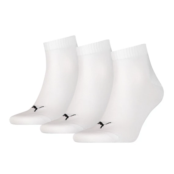 Puma unisex zokni - 3pár/csomag fehér