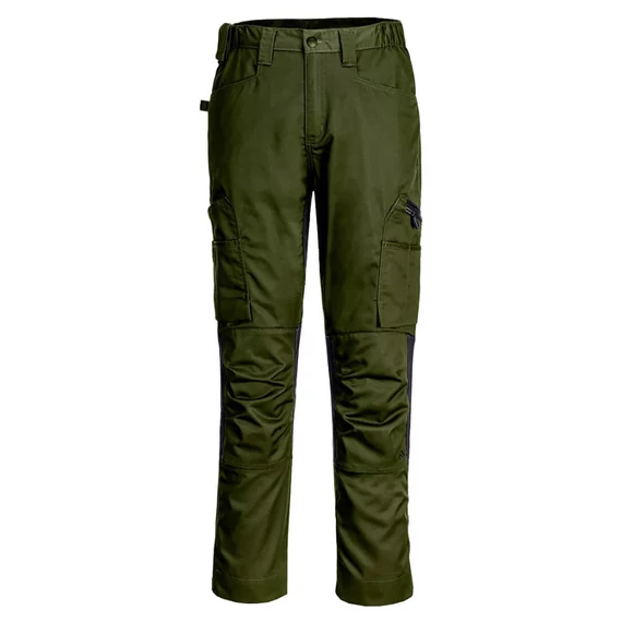 Portwest WX2 Eco Stretch Trade nadrág olívazöld